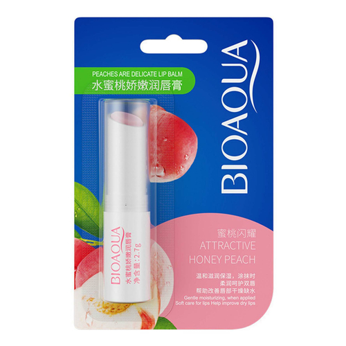 BIOAQUA Бальзам для губ с экстрактом персика
