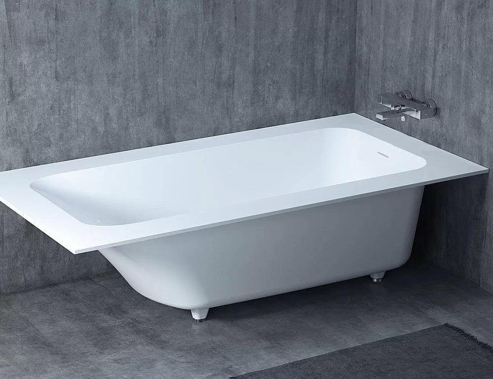Ванна Salini Orlanda Vasto Kit S-Sense 190x100 102114M белая матовая