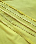 Бретель светло-жёлтая ажурная 10 мм