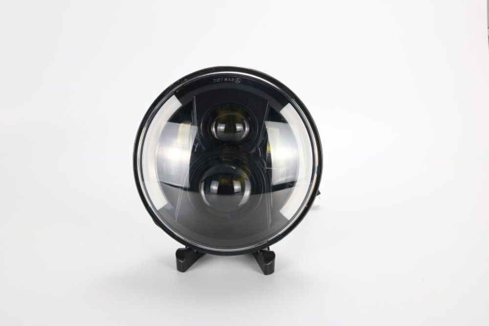 Фара светодиодная дополнительная + поворотник 25-35W, 2500-3500LM, 12-24V, 6000K, ближний, дальний (МАЯК)