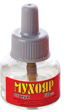 Жидкость Мухояр от мух 30 мл для фумигатора