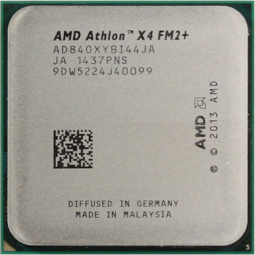 Процессор LGA FM2+ CPU AMD Athlon X4 840 (AD840XY) 3.1 GHz/4core/4 Mb/65W/5 GT/s Socket FM2+