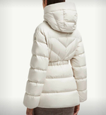 Укороченная утеплённая куртка Brosse с капюшоном и пухом от Moncler