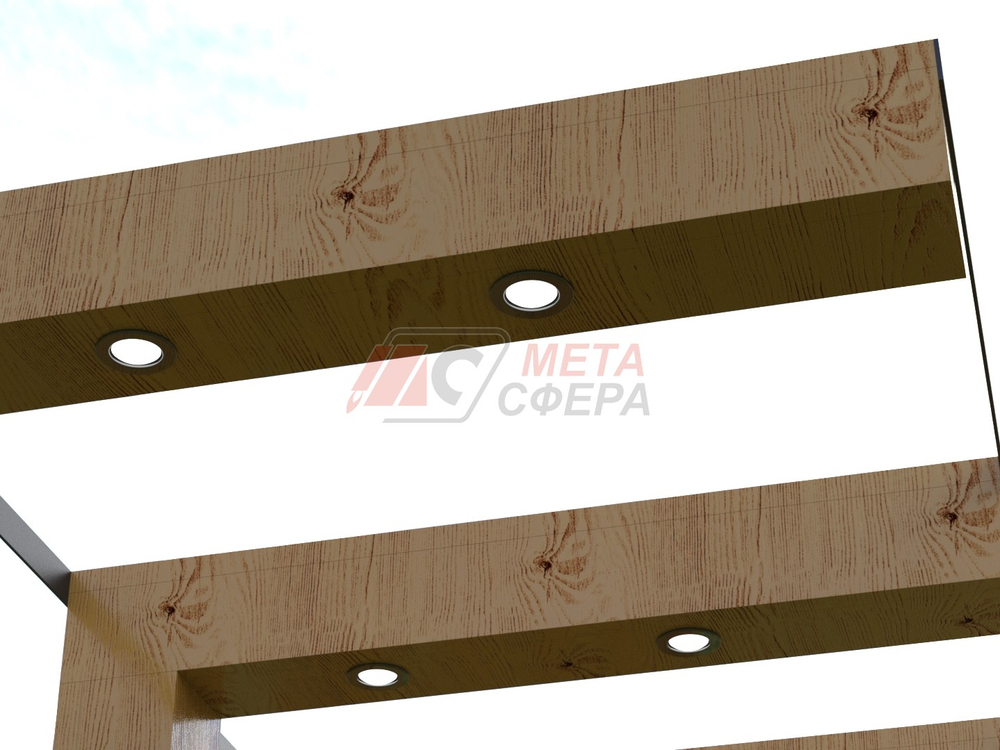 Навес Сенди с подсветкой