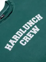 Купить Толстовка Hardlunch Crew с коротким рукавом темно-зеленая Толстовка Hardlunch Crew с коротким рукавом темно-зеленая