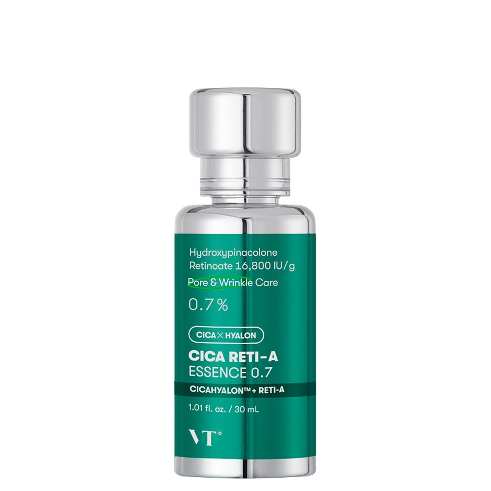 Бустер-эссенция с 0.7%  концентрацией ретинола и центеллой VT Cosmetics Cica Reti-A Essence 0.7, 30ml