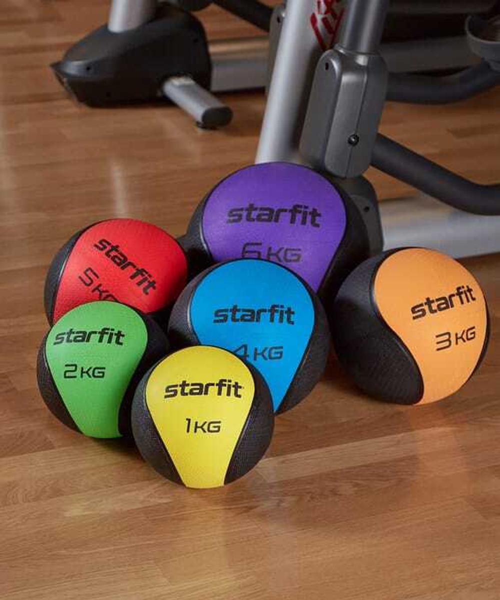 Медбол высокой плотности STARFIT GB-702 1кг