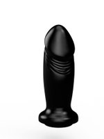 Анальный плаг LOVETOY фаллической формы, чёрный
