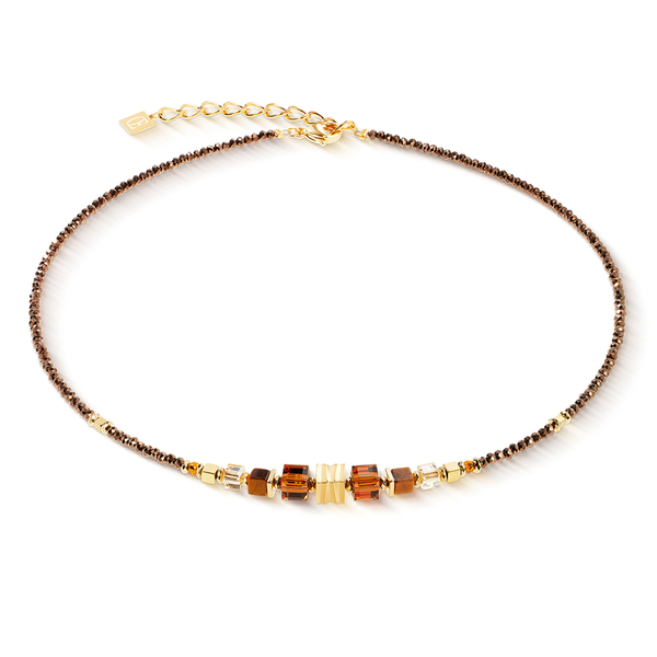 Колье Coeur de Lion Brown-Gold 3044/10-1116