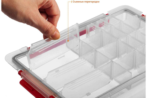 Ящик для мелочей органайзер пластиковый ЗУБР "ЕНИСЕЙ" 20"