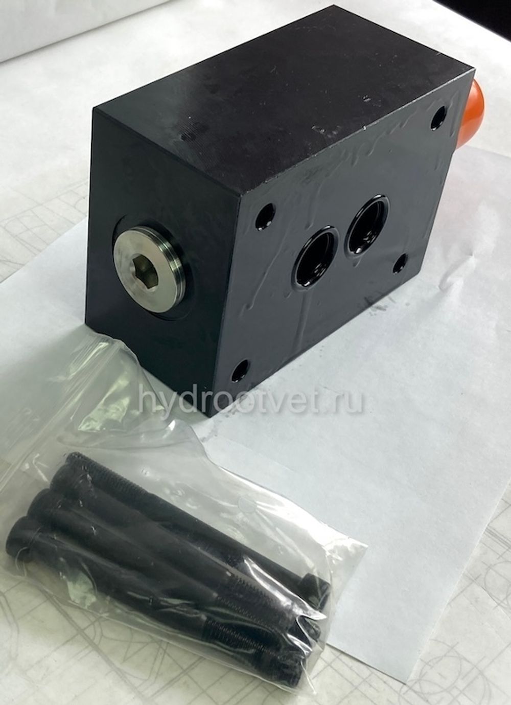 DBDS20P1X/25 - Предохранительный клапан прямого управления Ду20, давление регулировки до 25 бар, тип монтажа - на плиту, элемент регулировки S = винт