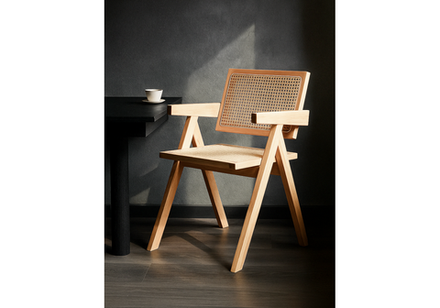 Стул деревянный Woodville Rattan wood