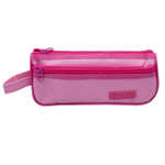 Пенал - косметичка Alingar, ткань, молния, боковой карман, петля, 90 х 200 мм, "Style", микс (бирюзовый, красный, розовый)