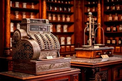 Кассовый аппарат "National", как отдельный вид искусства!