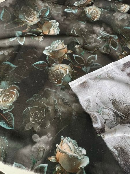 ТУМАННЫЕ РОЗЫ - 100% хлопок, Handmade Fabrics 3