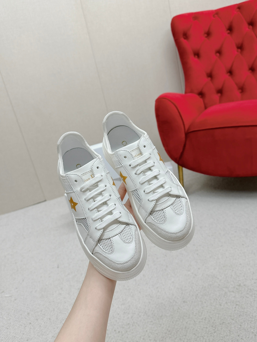 Christian Dior Star Platform Sneaker