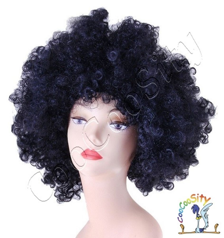 парик Африканские кудри черный, искусственный волос