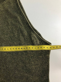 Топ H&M блестящий, маркировка S, визуально 44 размер