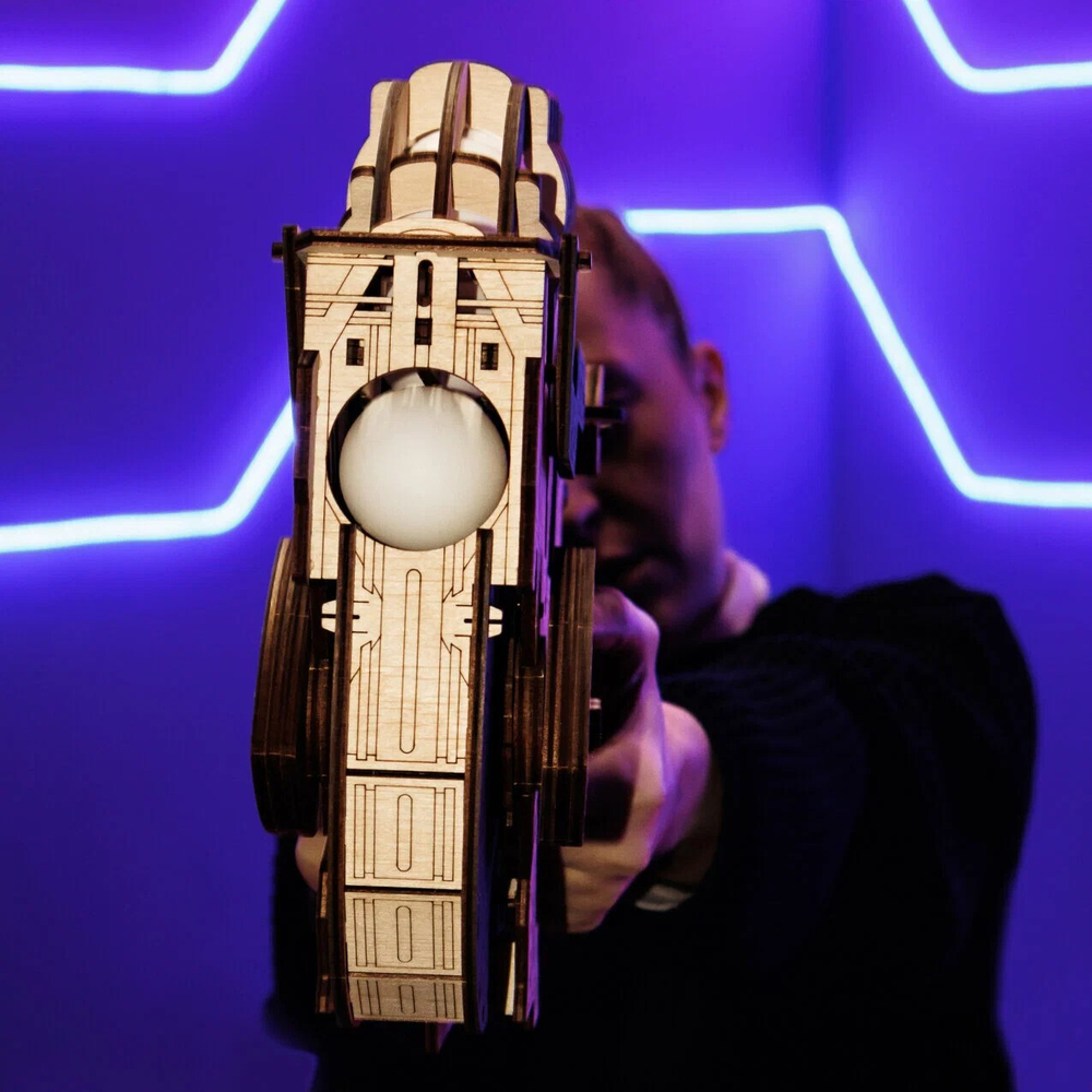 Деревянный конструктор Пинг-Понг Пушка (EWA)