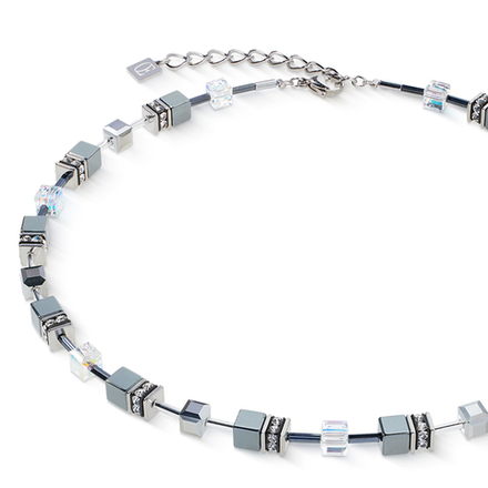 Колье Coeur de Lion Grey-Silver 4015/10-1217