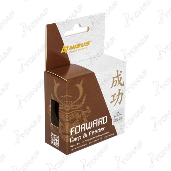 Леска FORWARD Carp &amp; Feeder brown 0,370mm/100m Nylon (N-FСF-0370-100) Nisus