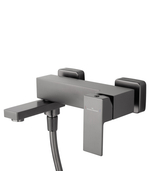 Смеситель для ванны с душем WONZON & WOGHAND CUBE, Темный графит (WW-88639016-BGM)