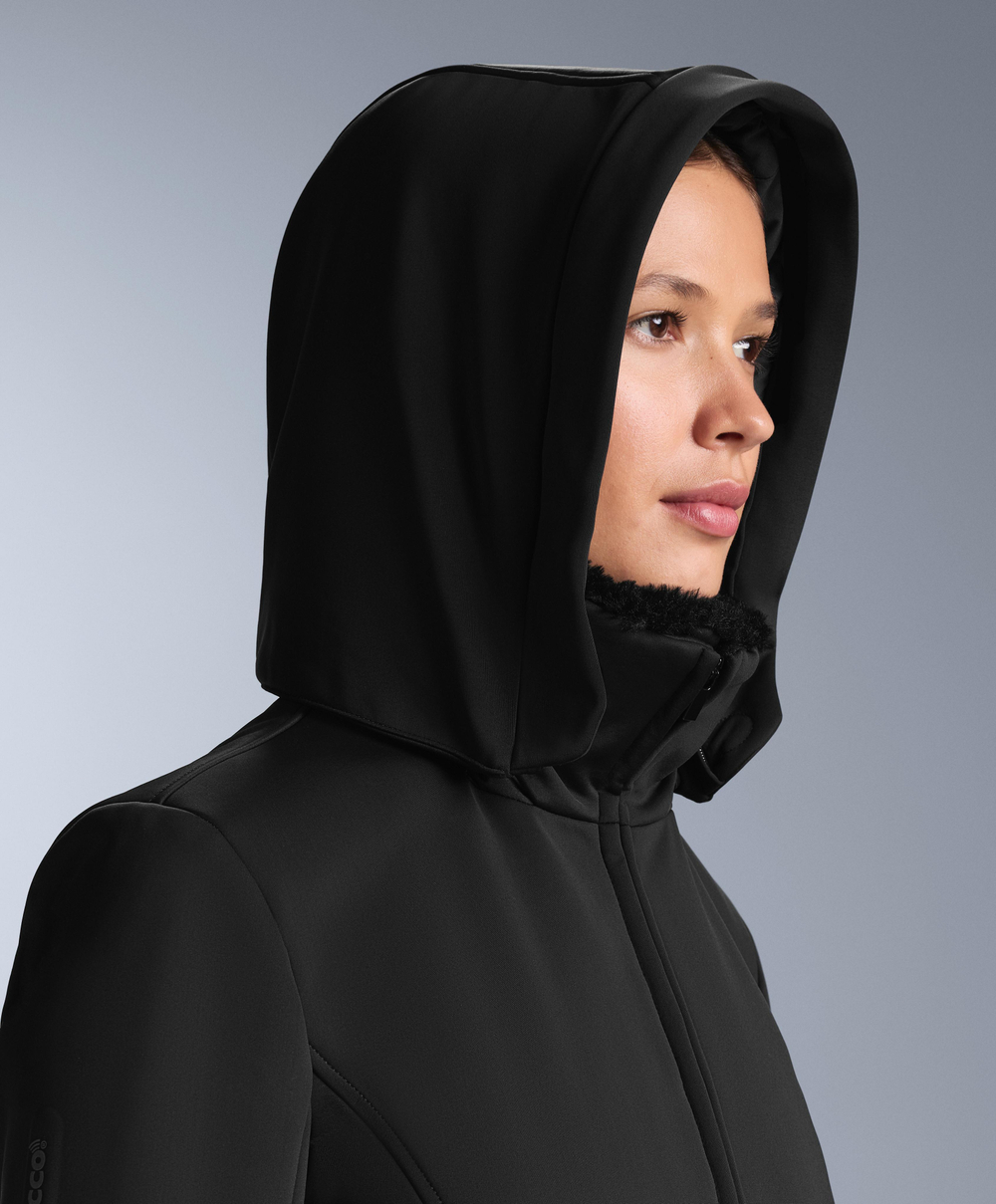 Oysho Супертонкая водонепроницаемая куртка Primaloft® SKI, черный