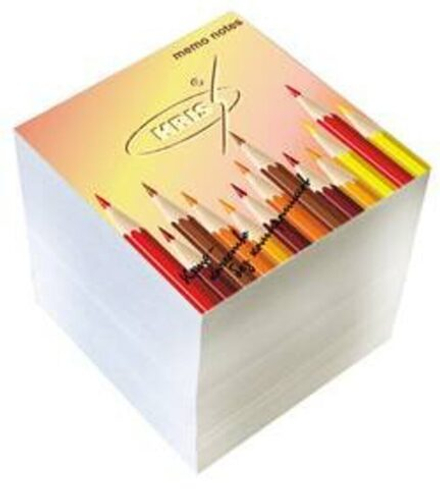 Блок бумаги для записи (90*90*90мм) белый, 80г/м2, 100% (оф.1) склейка