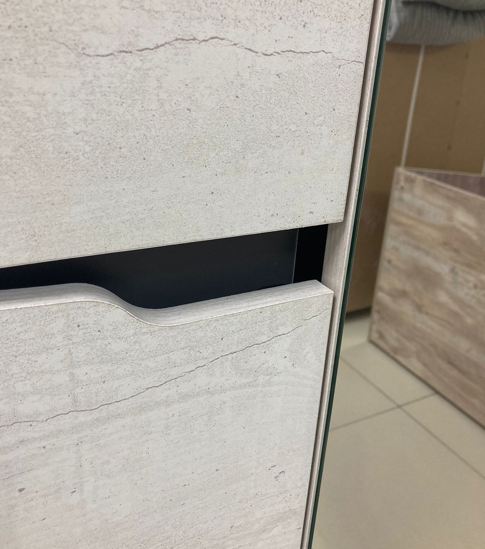 Шкаф 3-х ств. Леонардо ШК-35 бетон пайн светлый/графит