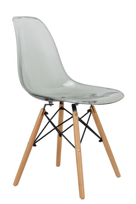 Стул Eames прозрачный серый Bradex Home FR 0045