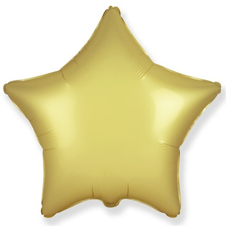Шар Flexmetal звезда 18" сатин золото #301500SPO