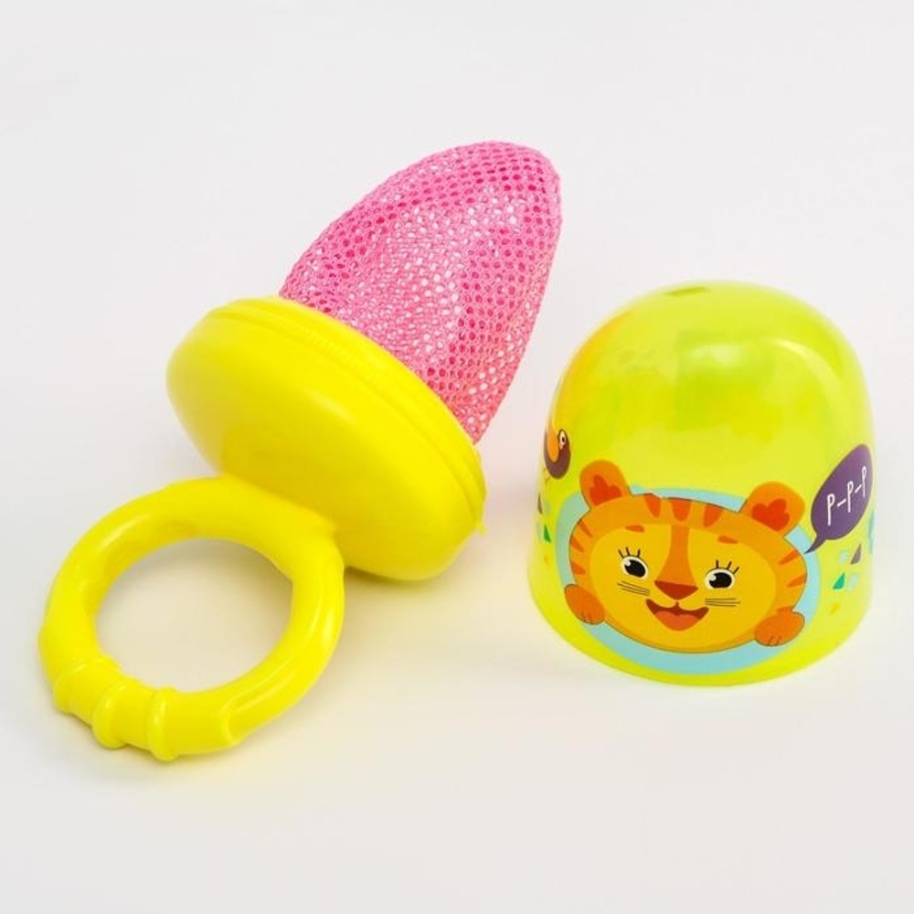 Ниблер с текстильной сеточкой «Чудо-ребёнок», цвет жёлтый 1135386