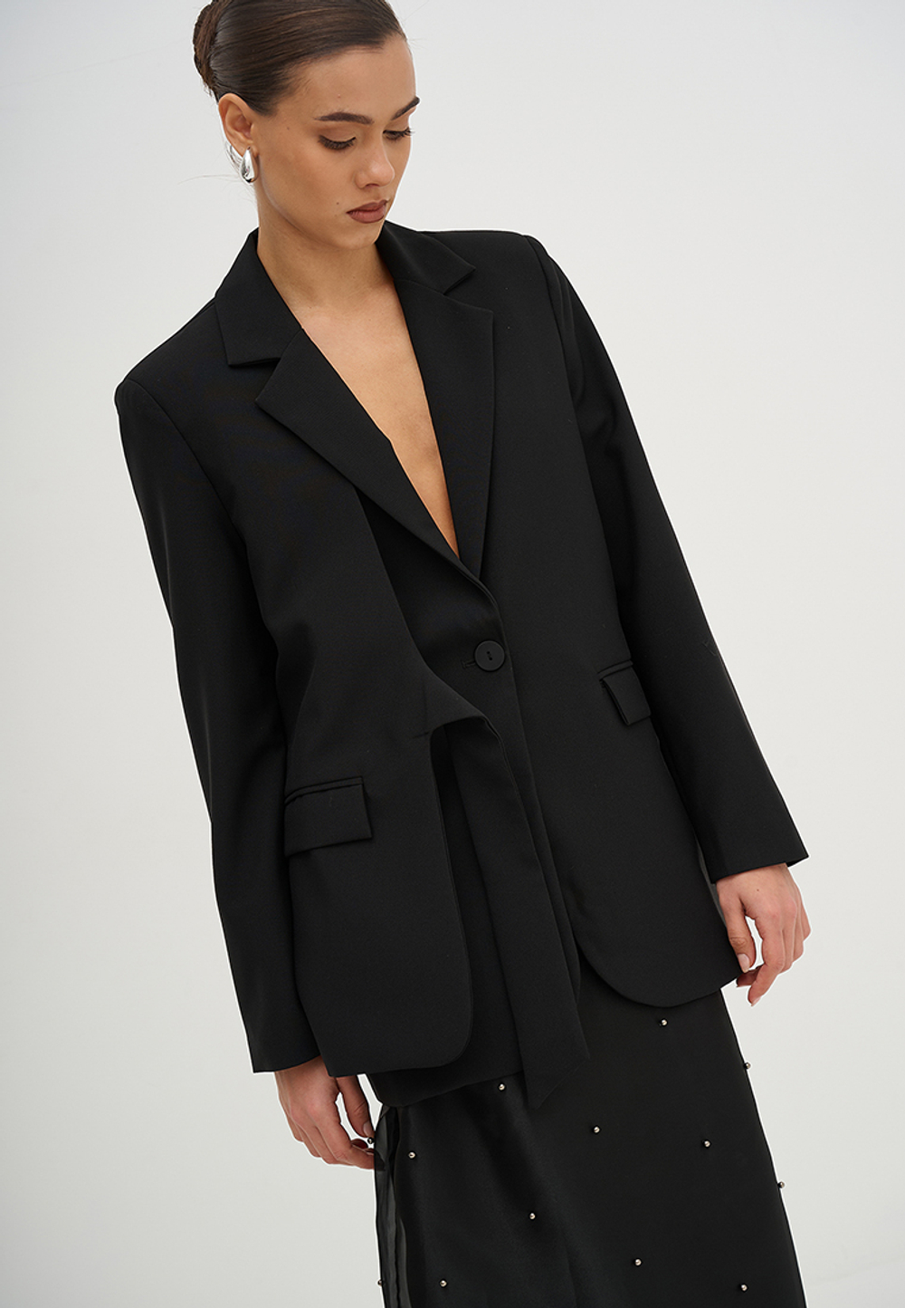 Пиджак асимметричный