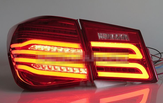 Задние фонари Шевроле Круз V9 type [Комплект Л+П; Светодиодные; Динамичный поворотник]