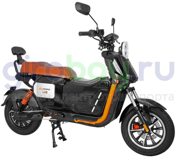 Электроскутер WENBOX U2 PRO 1500W (60V/45Ah) - Чёрный фото №3