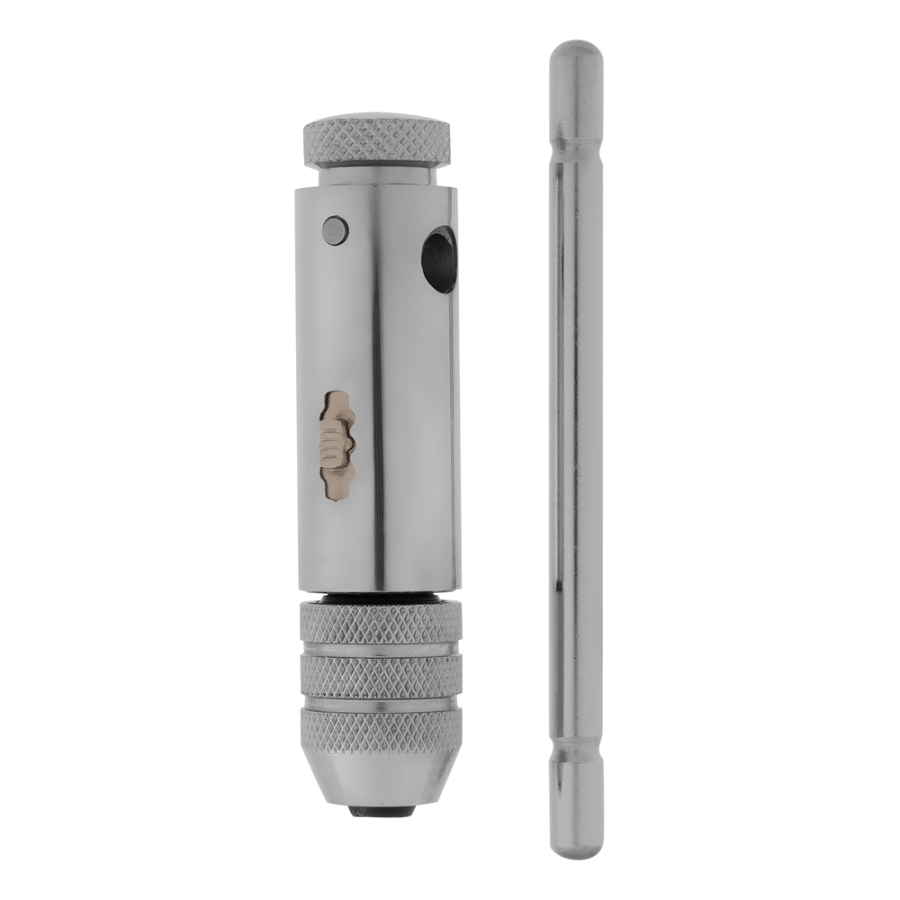 Вороток для метчиков М3-М8, хромированный, с трещоткой Matrix