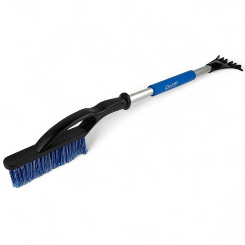 (CityUp)Скребок с щёткой CA-88 luxe для удаления снега и льда с мягкой ручкой (81 см)