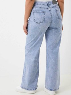 Джинсы палаццо широкие