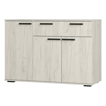 Комод Стандарт-4 NEW дуб крафт белый