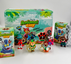 Игрушка-брелок сюрприз Зверополис оптом