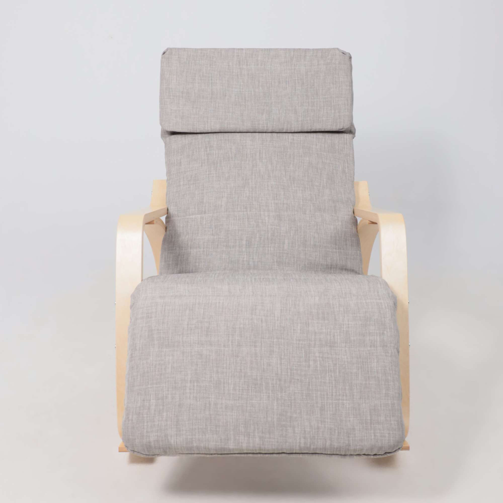 Кресло-качалка SMART, ткань, серый Gray-L