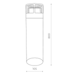 SL9507.415.01 Светильник уличный наземный ST-Luce Черный LED 1*5W 4000K FOSSA
