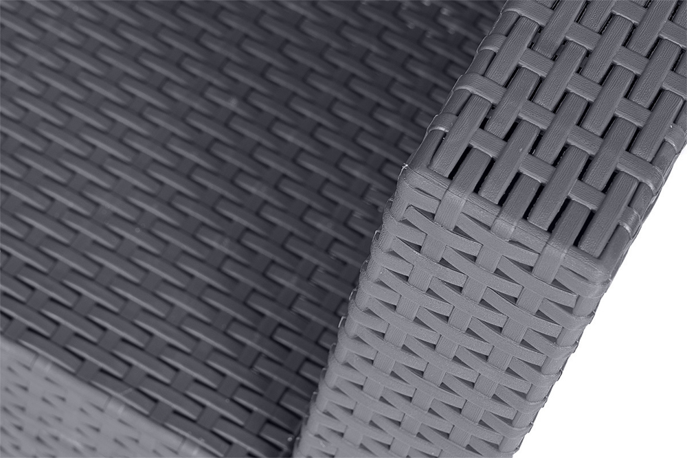 Arizona b:rattan, Диван двухместный, антрацит (2-х местная подушка)