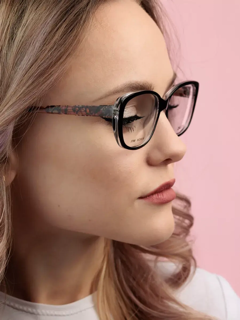 Оправа для очков для зрения пластиковая кошачий глаз