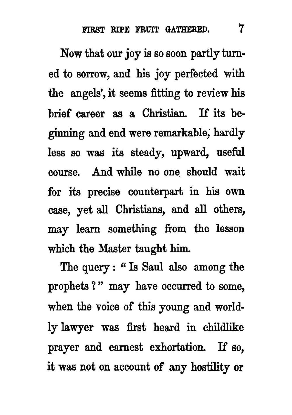 First Ripe Fruit Gathered | John White Chickering