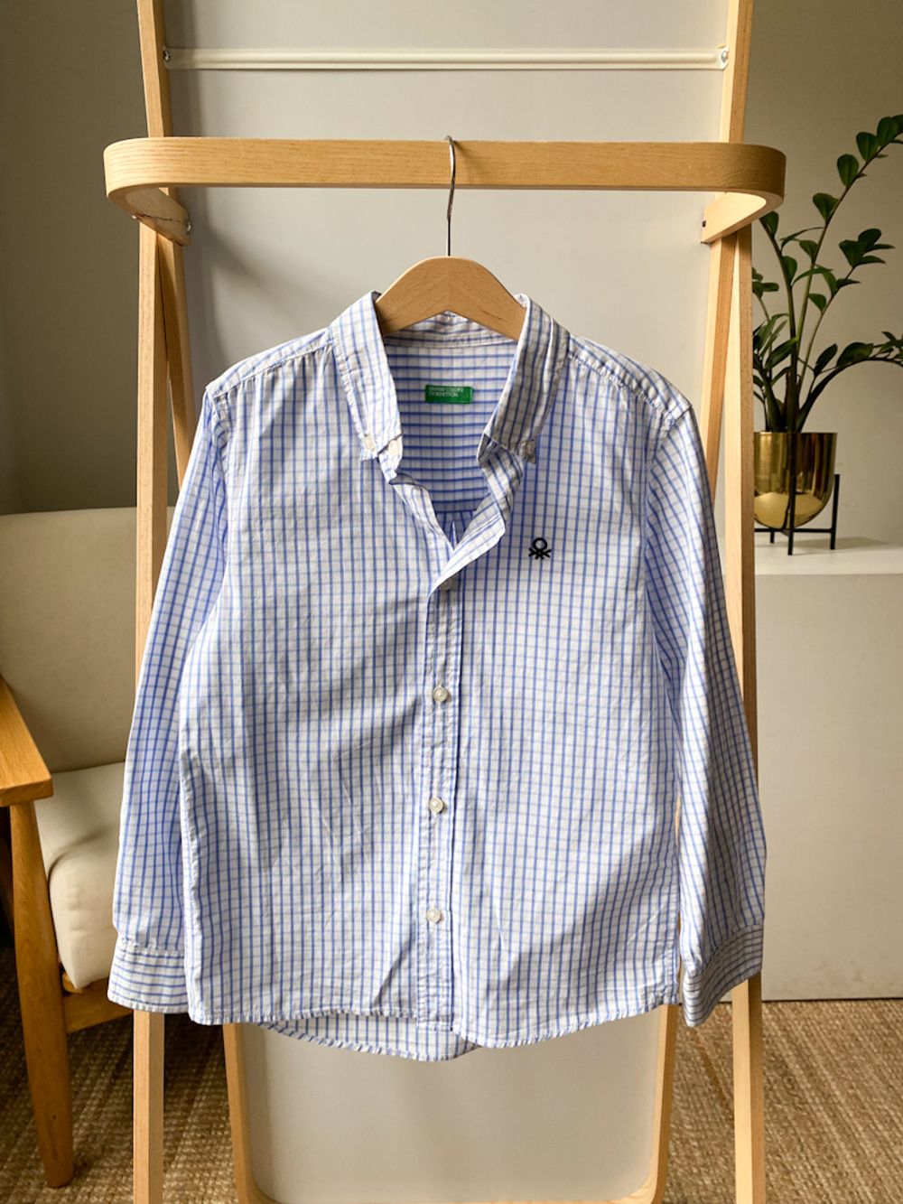 Хлопковая рубашка Benetton, 122