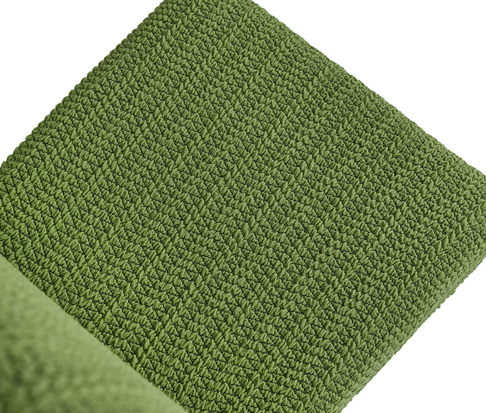 Чехол на стул без оборки Зигзаг, цвет Зеленый светлый