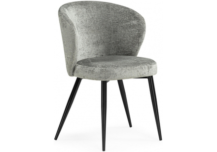 Стул на металлокаркасе Woodville Gref gray, black, ножки черные
