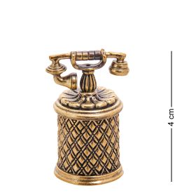 AM-3565 Наперсток «Телефон Винтаж» (латунь, янтарь)