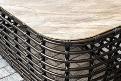 "Ницца" лаунж-зона из искусственного ротанга, цвет бронзовый